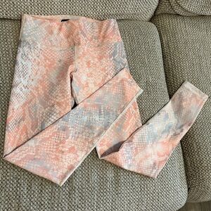 Poise snake print performance leggings LIKE NEW